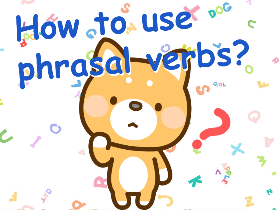 goのかたまり動詞例文